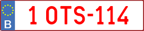 Truck License Plate